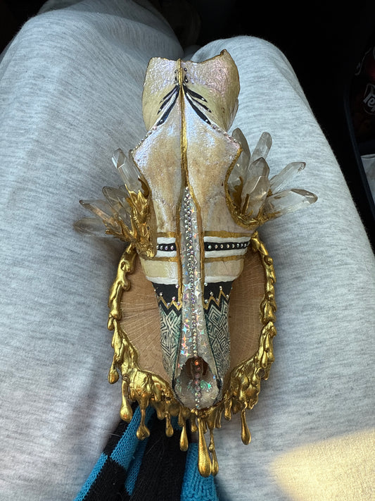 Golden Crystal Skull